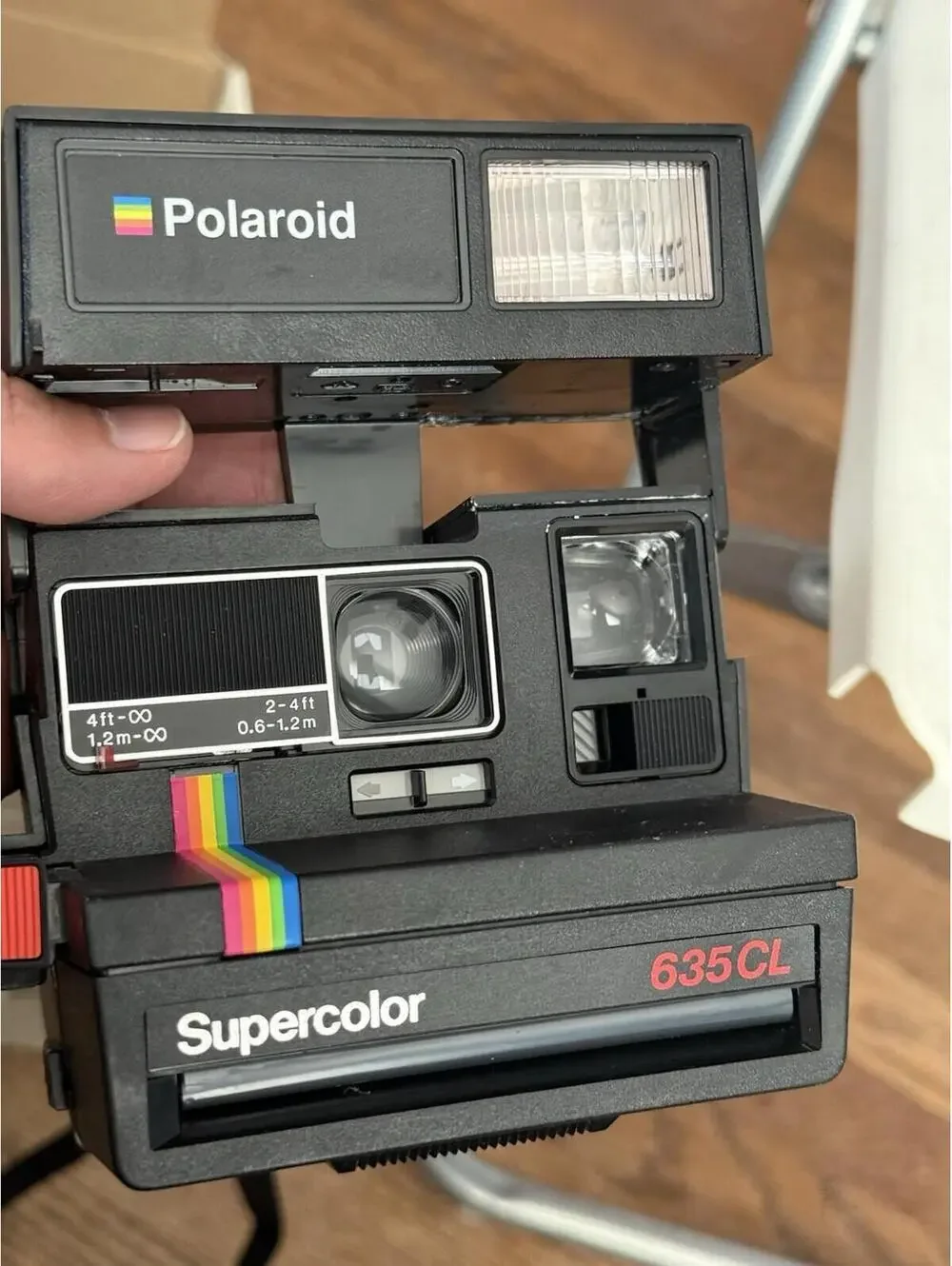 Polaroid Supercolor 635 CL Instant Camera Body Limited Edition Rare ( Untested)